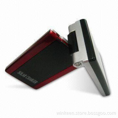 Solar Charger with Built-in 650mAh Lithium Battery, Suitable for Mobile Phones and MP3/MP4 Players